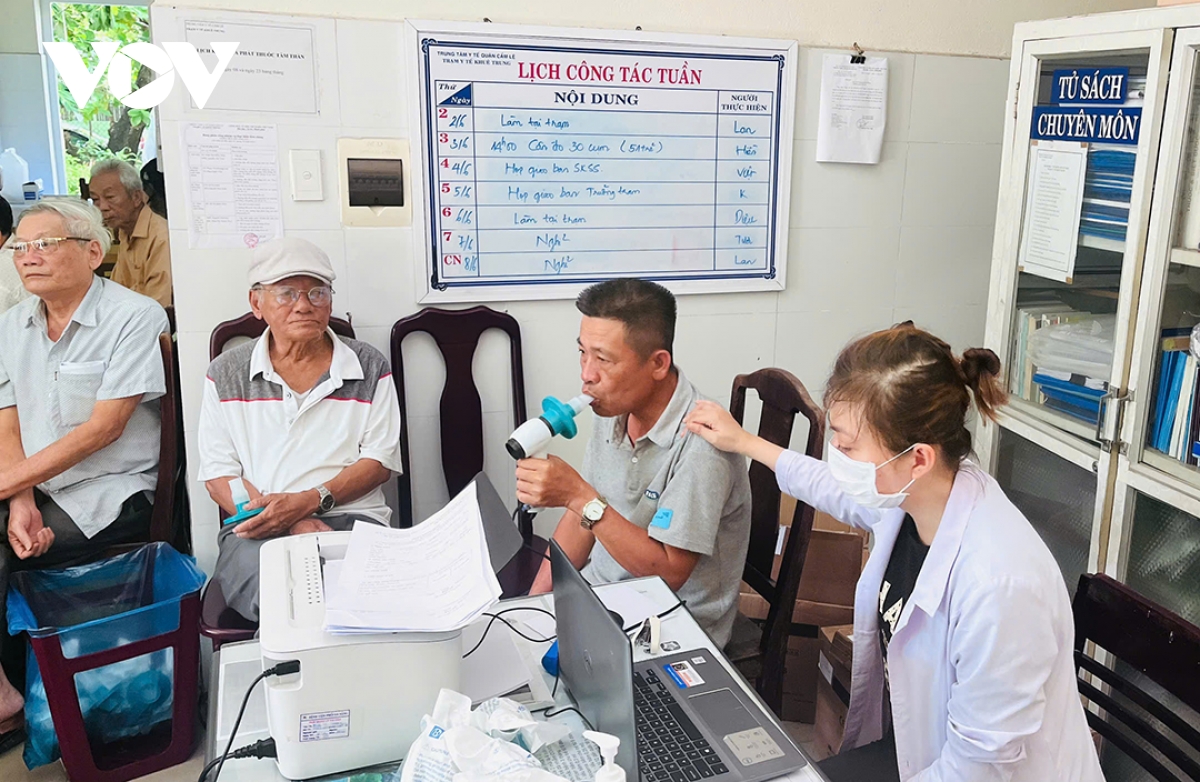 Đà Nẵng: Khám sàng lọc bệnh phổi tắc nghẽn mãn tính cho hơn 1.200 người